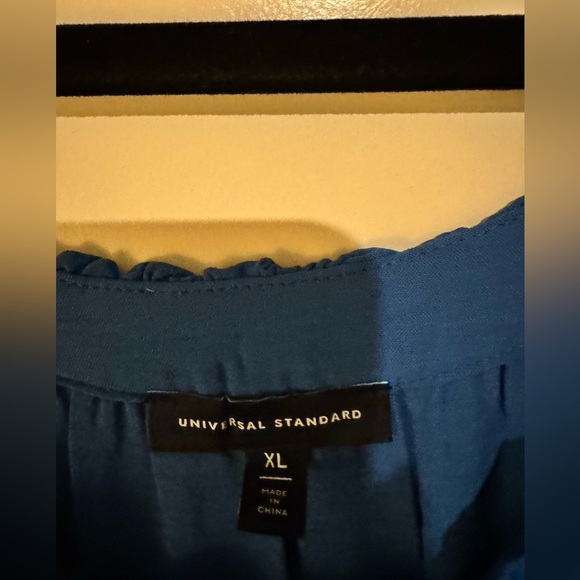 Universal Standard Isola Crepe Tank Midi Dress Blue Plus Size 4X 26/28 XL EUC - Picture 4 of 7